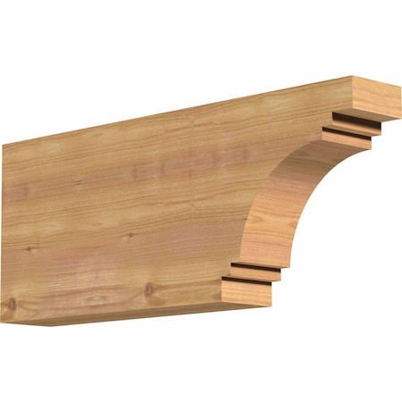 Ekena Millwork Pescadero Smooth Rafter Tail, Western Red Cedar, 3 1/2"W x 10"H x 24"L RFT04X10X24PEC00SWR